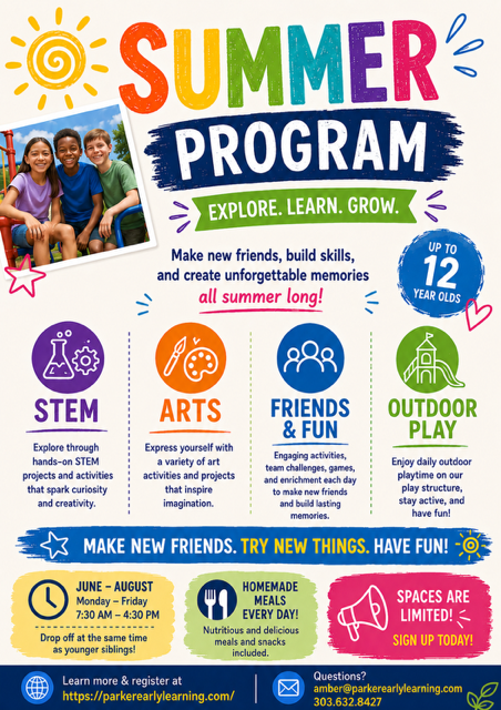 Summer Program at Parker Early Learning